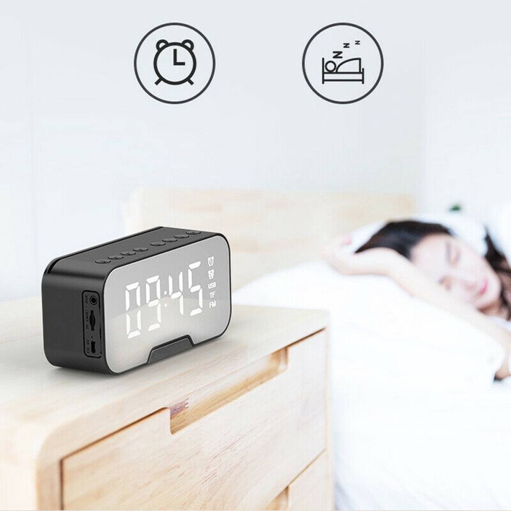 Đồng Hồ Báo Thức Yann Fm Radio Led Mp3 Kết Nối Bluetooth Tích Hợp Đồng Hồ Báo Thức