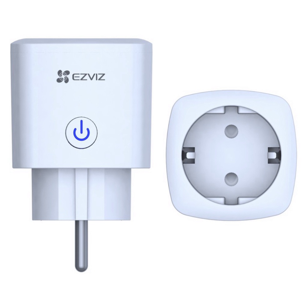 Ổ Cắm Điện Thông Minh Ezviz T30-10B-EU và T30-10A-EU Ổ cắm thông minh Ezviz kết nối wifi, Đo điện năng tiêu thụ