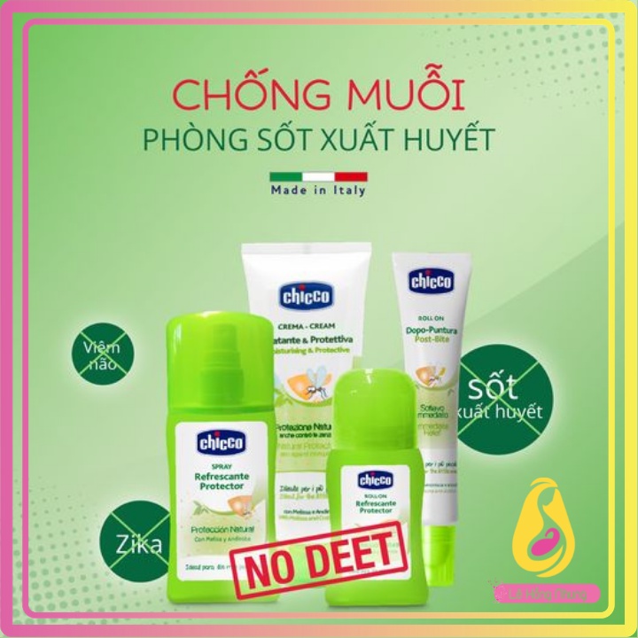 Kem chống muỗi đa năng Chicco 100ml cho trẻ từ 0 tháng tuổi trở lên