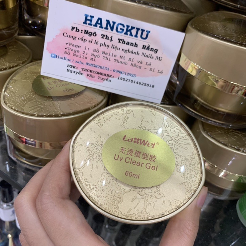 [HANGKIU] GEL ĐẮP LAWEI HŨ 60g LOẠI CHUẨN.