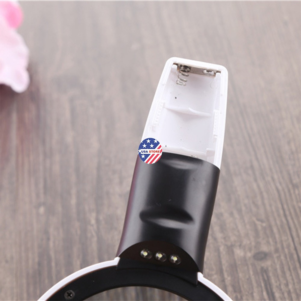 Kính Lúp Có Đèn Cầm Tay 3 Led Hd T21 (Mới Về)