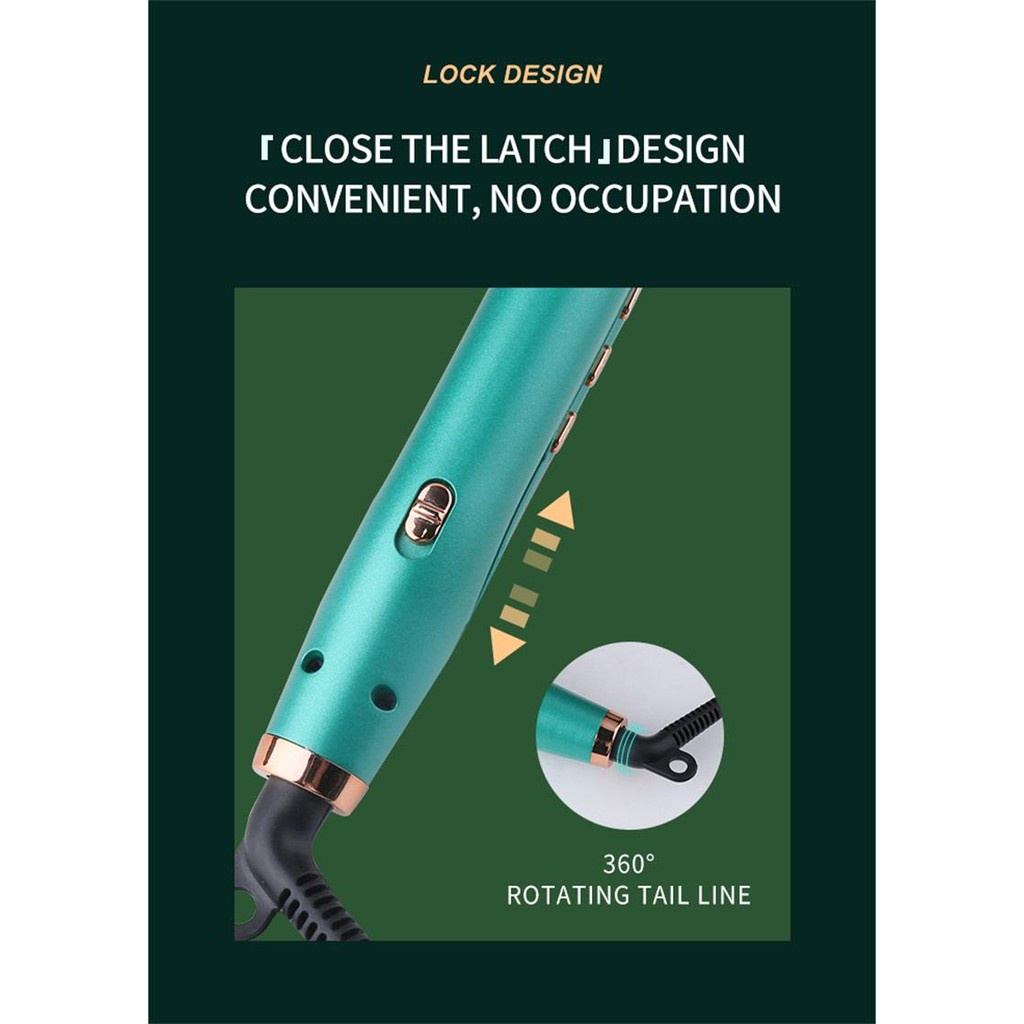 Máy Làm Tóc, Máy dập xù bấm tóc phồng chân tóc chân vuông mẫu mới hot trend km-1228, Bảo hành 24 tháng