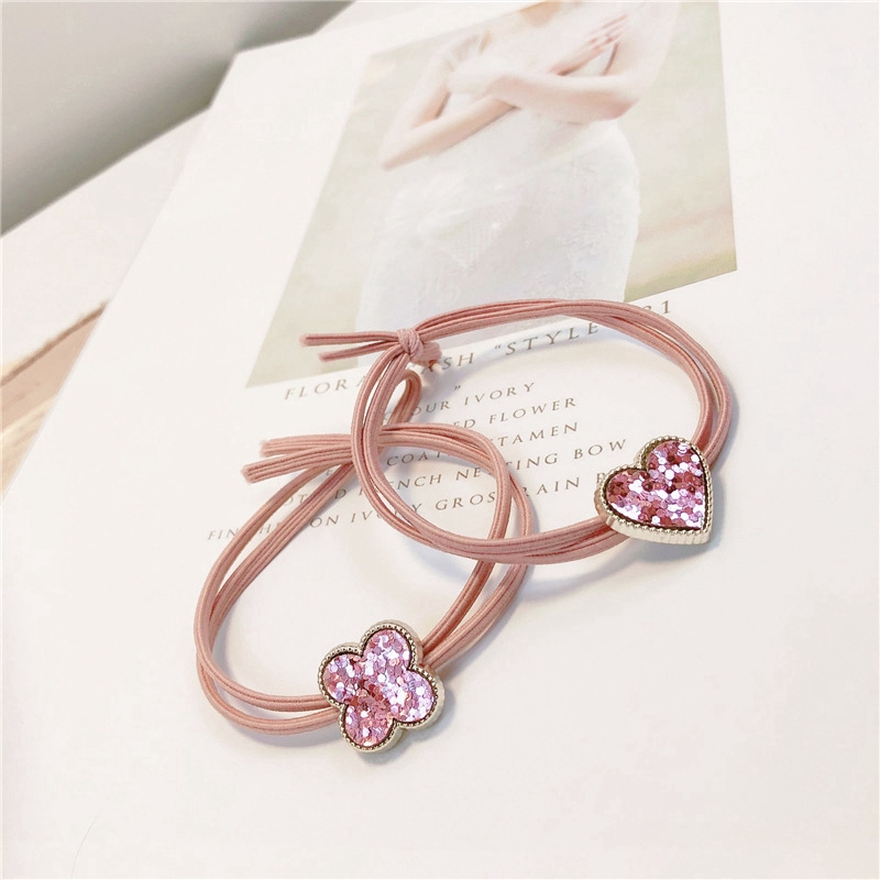 Dây Cột Tóc Màu Hồng Ngọt Ngào
