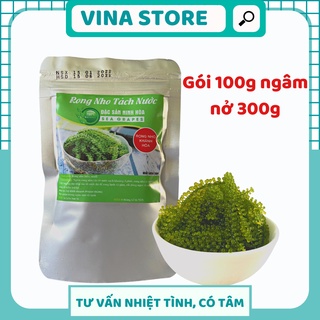 Rong nho tách nước Khánh Hoà chất lượng cao đóng gói 100g ngâm nở 300g.