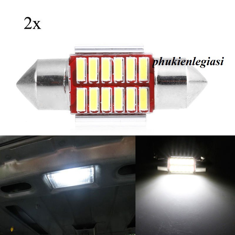 Đèn Led trần xe 31mm 4014 10smd 5w Cho Xe Hơi có CANBUS - Đèn Led 31mm 4014 10smd 5w Cho Xe Hơi