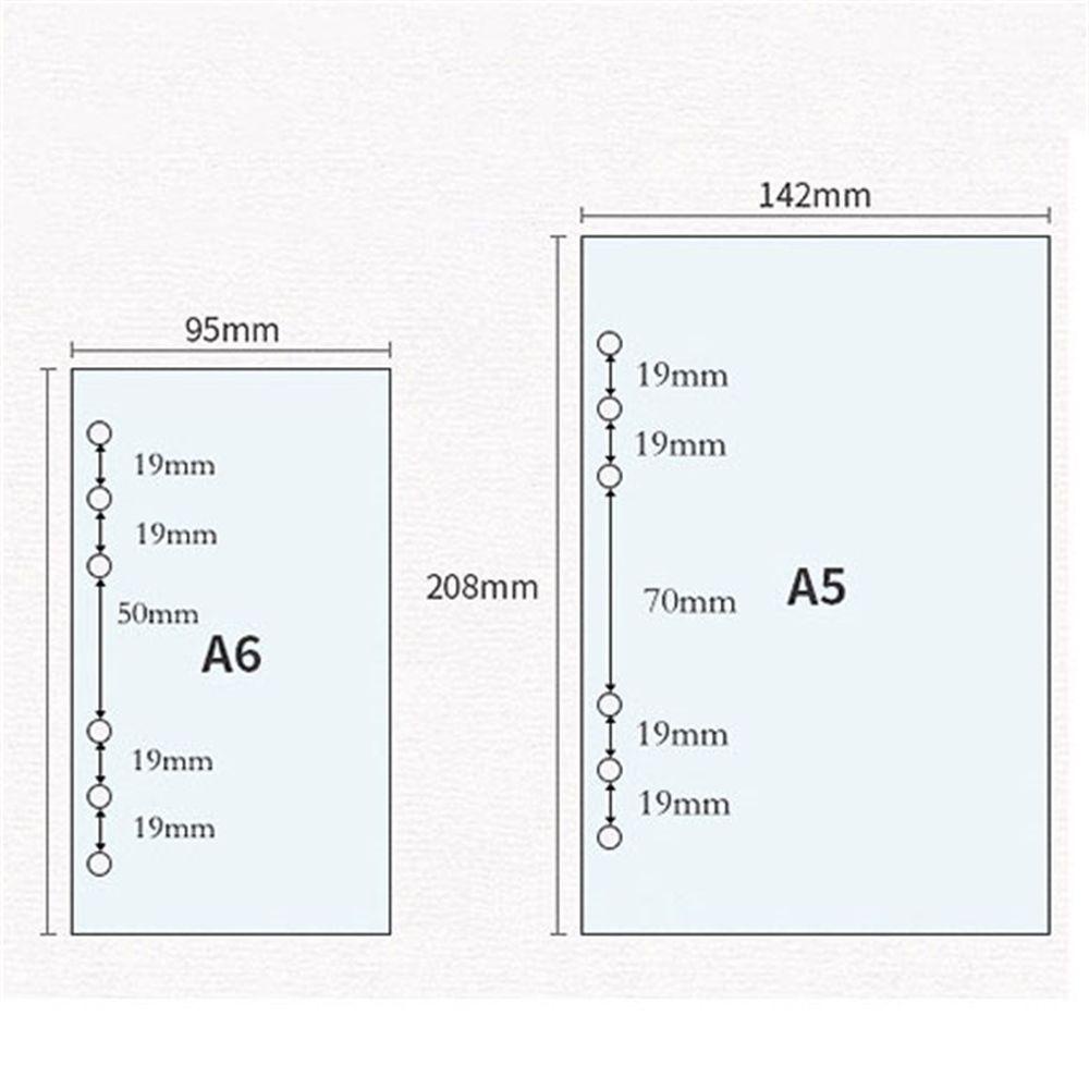 PEWANY Vỏ Bọc Sổ Tay Trong Suốt Đính Kim Sa Lấp Lánh Khổ A5 A6 6