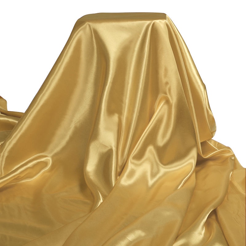 Vải lụa vàng nhạt vải satin màu vàng satin cho đám cưới sự kiện hạnh phúc mở nền tảng màu vàng sa ta