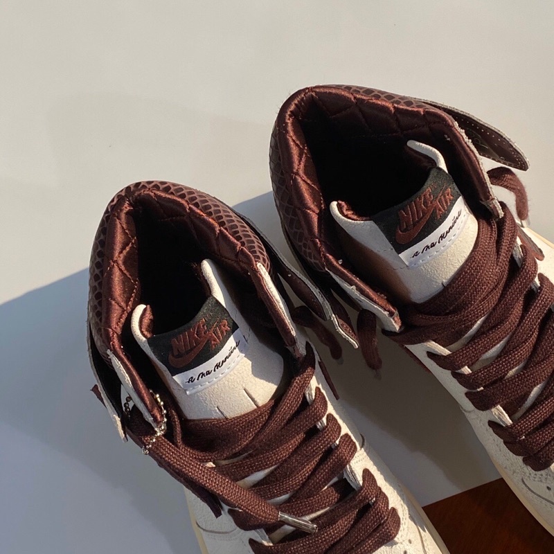 Giày thể thao/sneaker cổ cao cho nam và nữ thương hiệu Ma Mainere×Air Jordan 1 High cao cấp