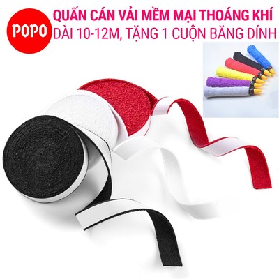 Quấn cán vải cầu lông (1 cuộn lớn) thoáng khí, thoát mồ hôi, mềm mại POPO Collection
