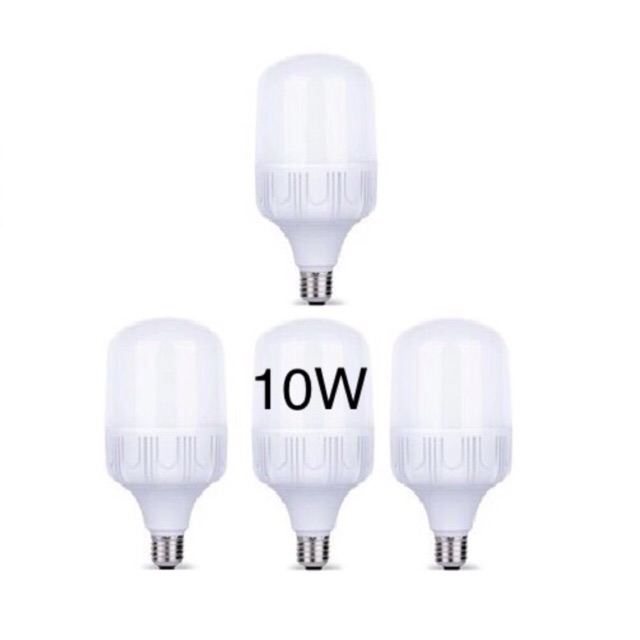Bộ 4 bóng LED trụ 10w Đui E27 Siêu sáng, Tiết kiệm điện (ánh sáng trắng)