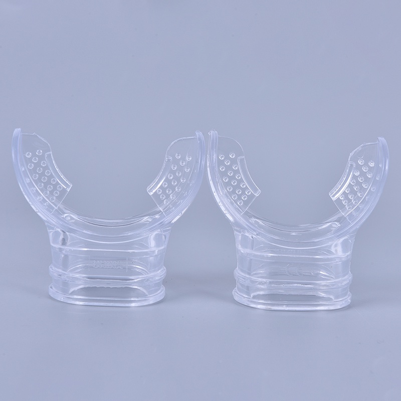 Dụng cụ ngậm gắn ống thở lặn biển bằng silicone trong suốt