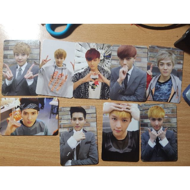 TÁCH LẺ CARD THÀNH VIÊN EXO-M