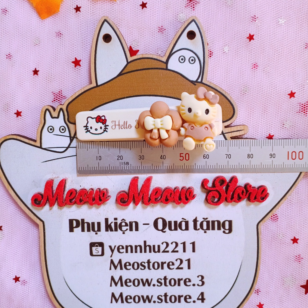 ❣️MeowMeowStore❣️ Kẹp Tóc Mỏ Vịt Hình Gấu, Mèo Kitty Xinh Xắn Đáng Yêu- Kẹp Mỏ Vịt❣️