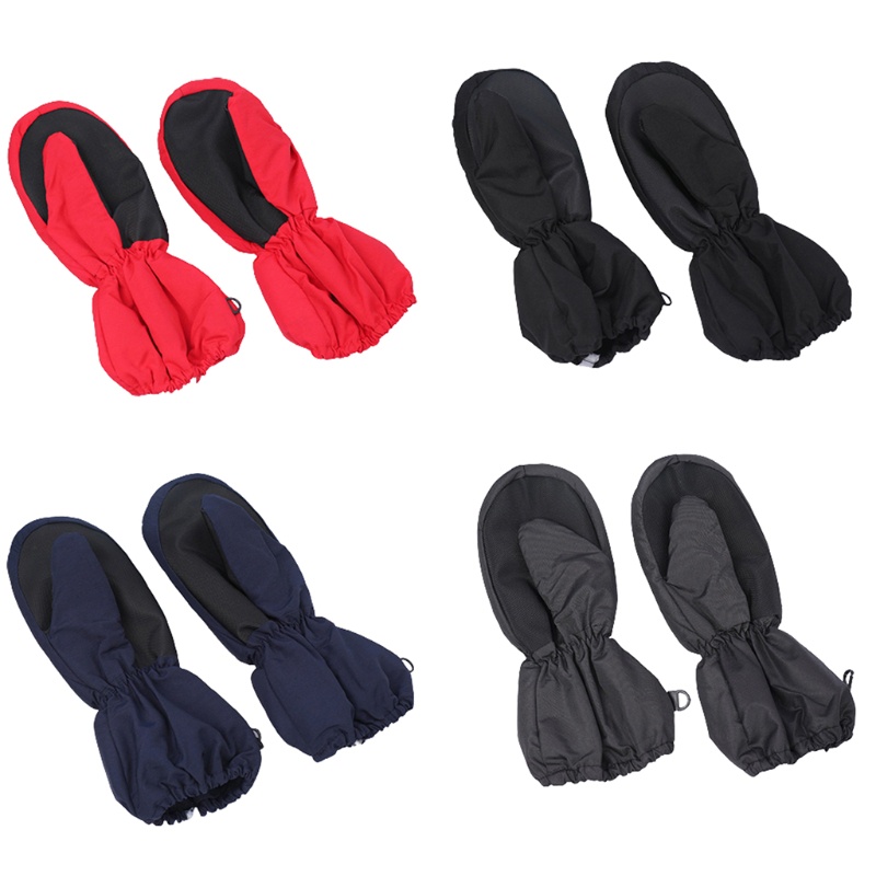Găng Tay Trượt Tuyết Phủ Lông Cừu Dày Dặn Chống Gió Cho Bé