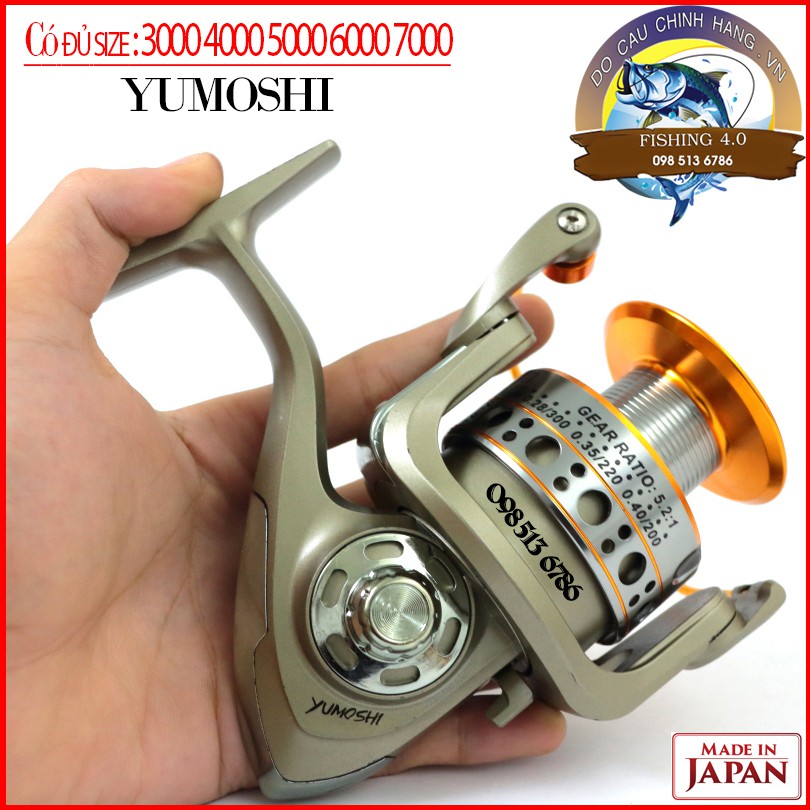 máy câu yumoshi lc 3000 4000 5000 6000 7000 máy câu cá giá rẻ chất lượng tuyệt vời