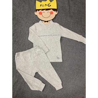Bộ cotton cổ 3 phân Momma baby