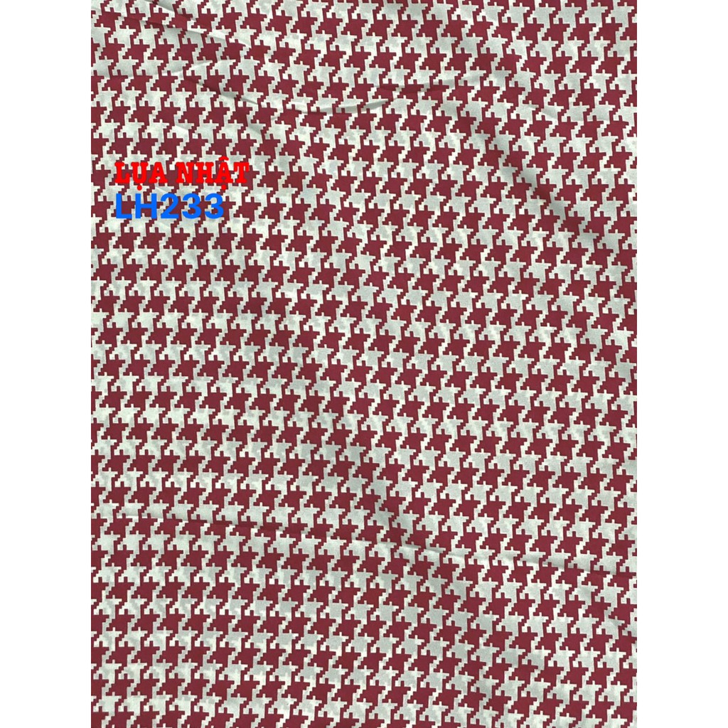 VẢI LỤA 100D LẬP THỂ - MAY ĐỒ BỘ MẶC NHÀ PIJAMA - 1 MÉT X 1M5