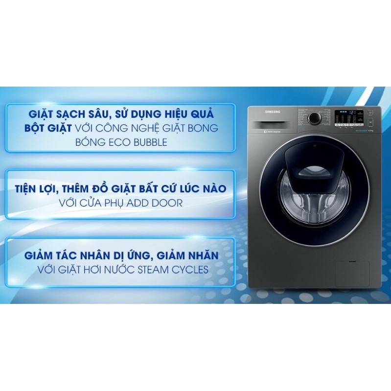 Máy giặc Samsung AddWash inverter 8,5kg WW85K54E0UX/SV