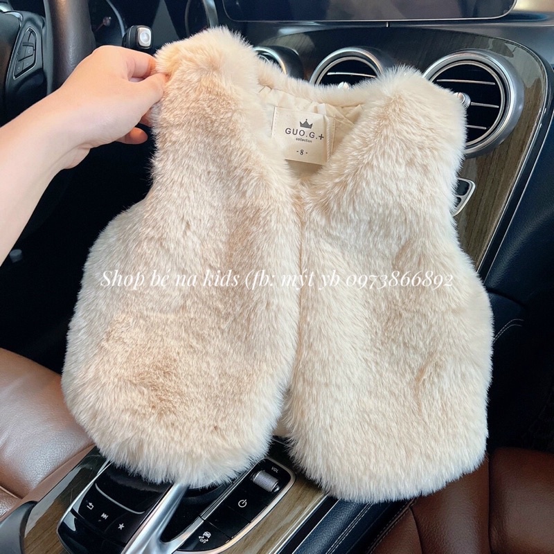 Áo gile lông nhà NaNa dễ mix đồ cho bé 8-20kg