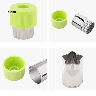Ri_8Pcs Flower Shape Vegetable Fruit Cake Biscuit Cookie Cutter Mold Kitchen Tool