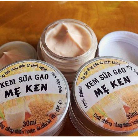 Kem sữa gạo trắng da mịn da và chống nắng