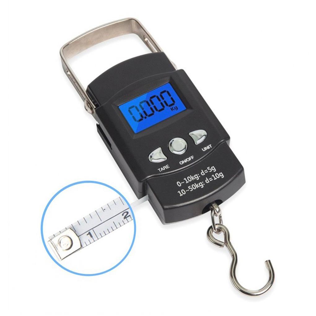 [Global] 50kg/10g Digital Scale Travel Fishing Luggage Postal Hanging Hook Electronic Weighing Machine