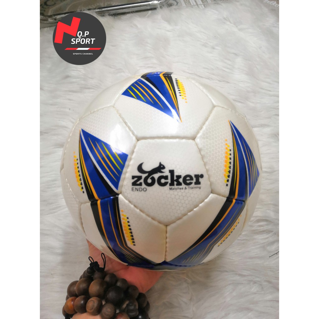 Quả Bóng Đá Zocker ENDO Thương Hiệu Zocker Chất Liệu Da Microfiber Cao Cấp Tiêu Chuẩn Thi Đấu FIFA_Tặng Kim + Lưới