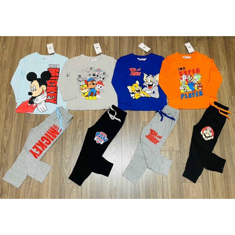 Set 2bộ bé trai h m