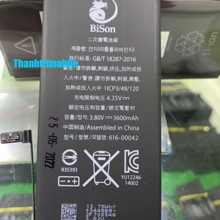 Pin 6 Plus Bison dung lượng cao 3600mAh