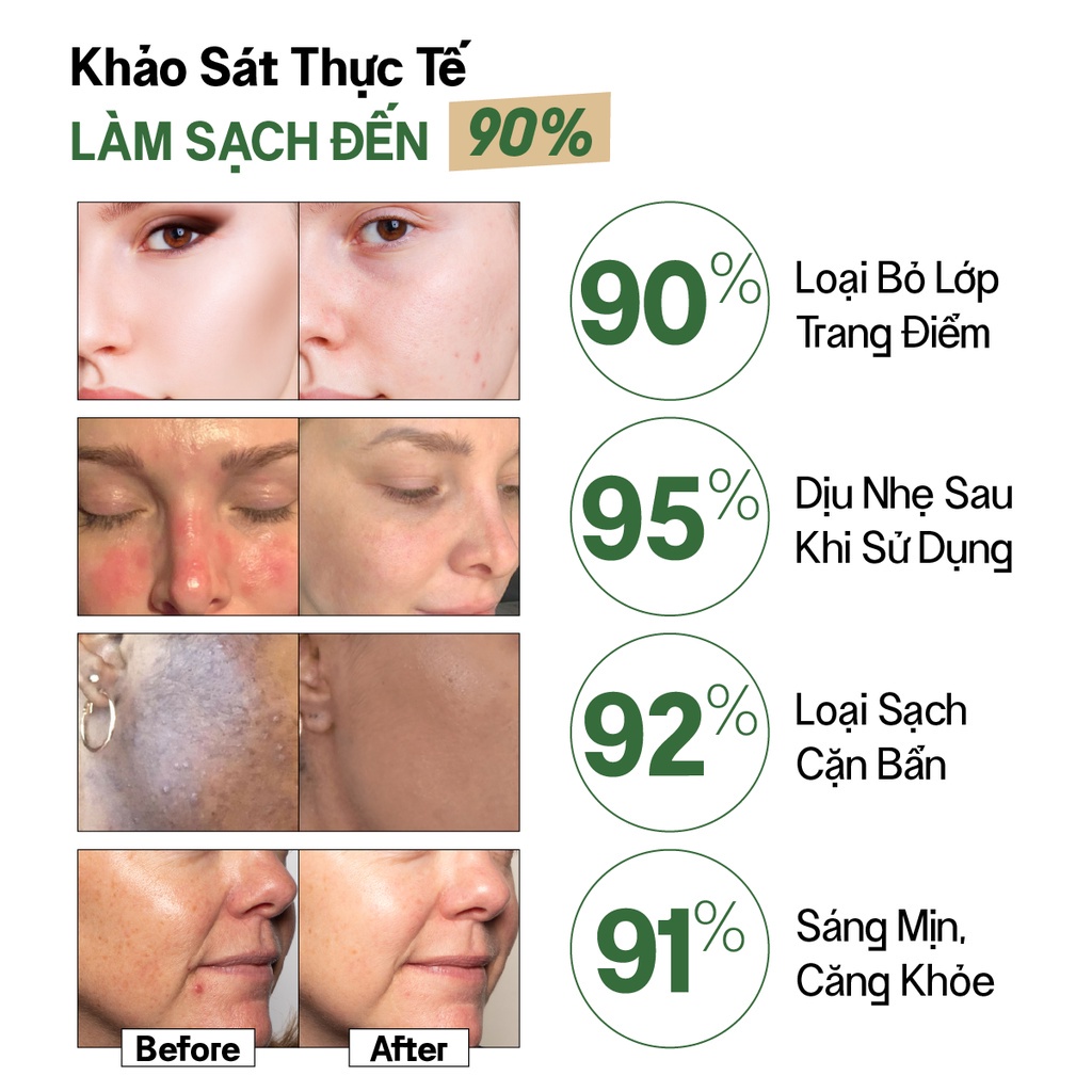 Sữa Rửa Mặt Thuần Chay Tẩy Trang Làm Sạch Sâu Vegick Superfood Oil To Foam Double Cleanser 195ml