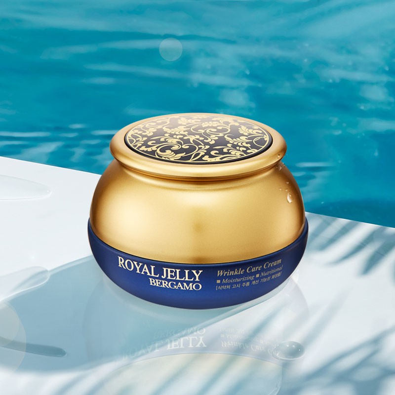 Kem cải thiện nếp nhăn sữa ong chúa Bergamo Royal Jelly Wrinkle Care Cream 50g