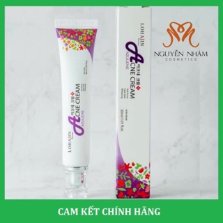 Kem Dưỡng Giảm Mụn, Thâm LOHAJIN Azulene Acne Cream Hàn Quốc 30ml