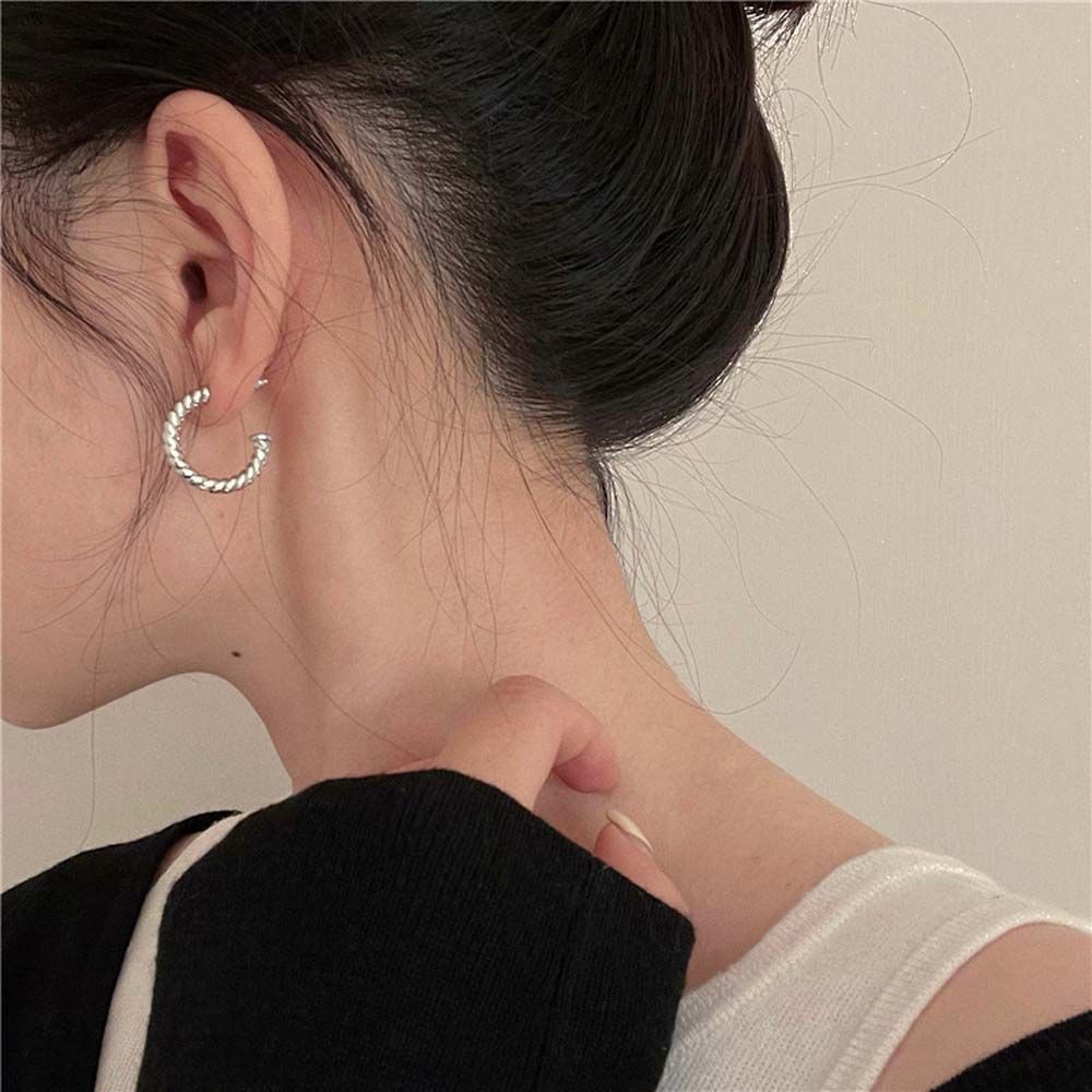 Bông Tai Kim Loại Hình Trái Tim Nhiều Màu Thời Trang Cho Nữ