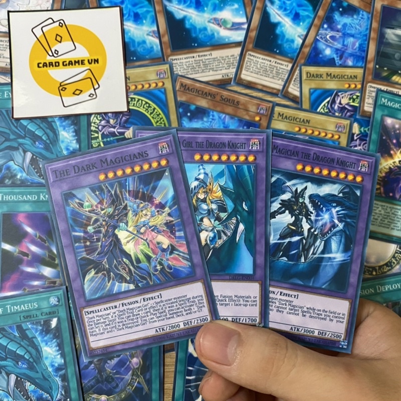 Bài YuGiOh - Bộ 54 lá bài Dark Magician – Platinum Master Duel Deck - Card Game VN
