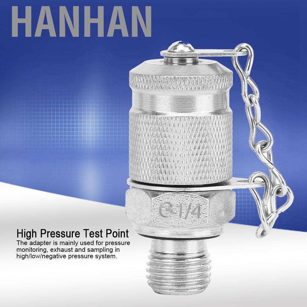 Bộ chuyển đổi ống nối Hanhan G1/4-M16x2 kiểm tra thủy lực khớp điểm đo áp suất cao