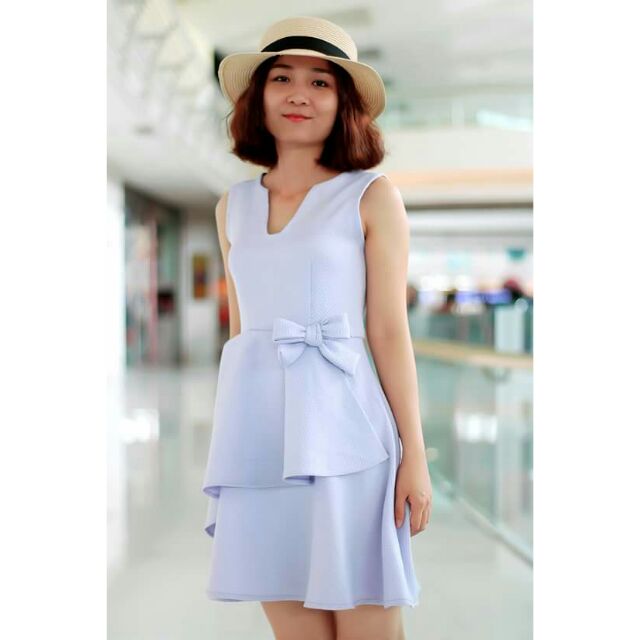 Đầm tím xòe #giảmgiá