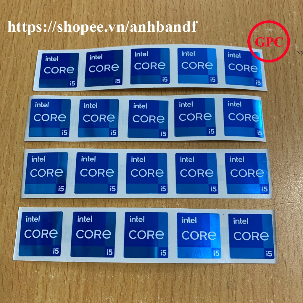 Tem Core i5 Thế Hệ 11 (11th Gen) Thay Tem Máy Tính