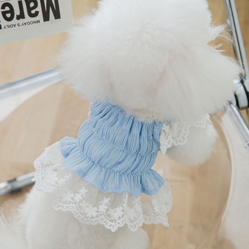 [27Pets] Váy Dây Chiffon Mỏng Thoáng Khí Phong Cách Công Chúa Cho Thú Cưng