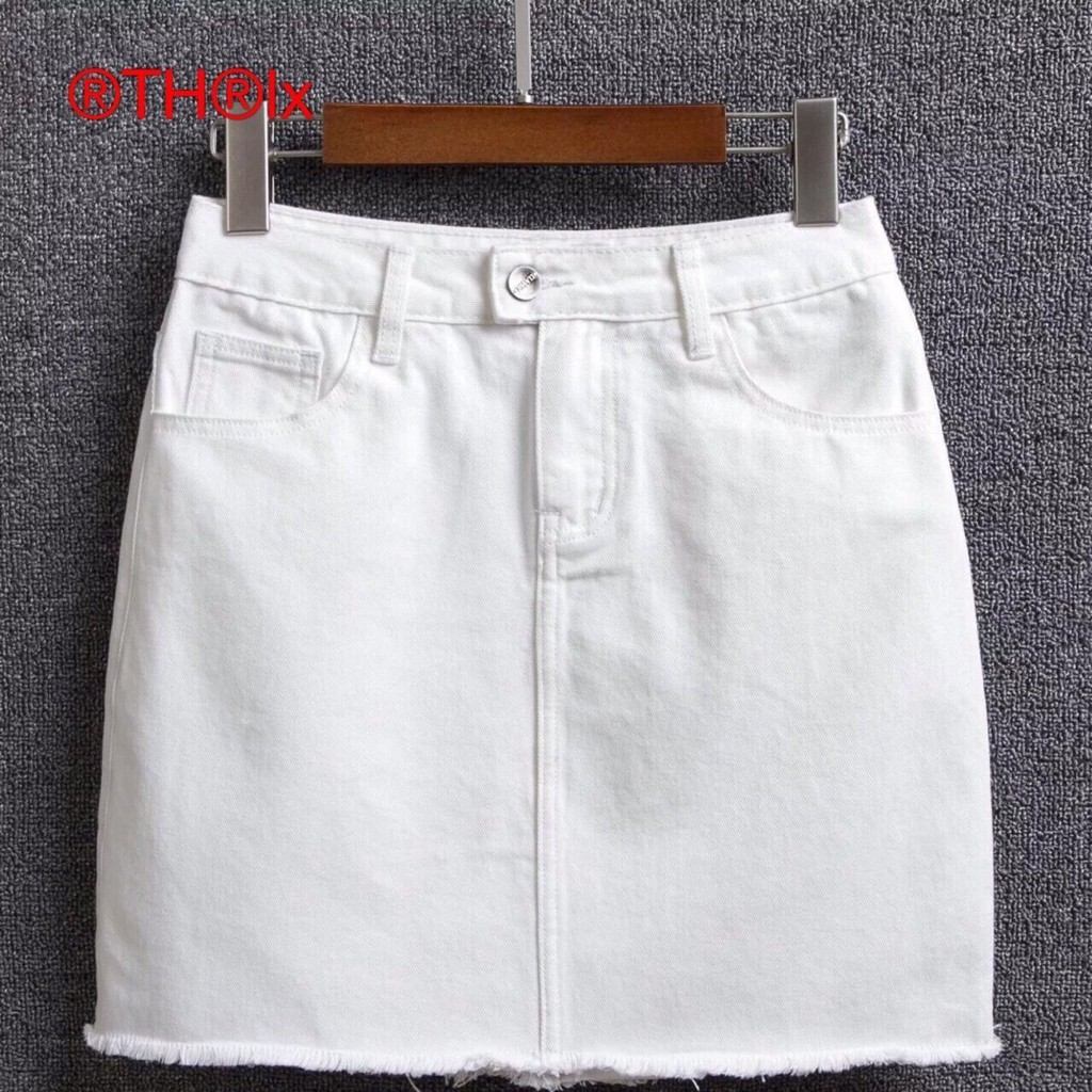 [ Xả kho ] Chân váy kaki trơn về 2 màu trắng, đen U191010