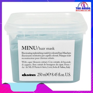 KEM Ủ GIỮ MÀU TÓC NHUỘM DAVINES MINU HAIR MASK CHÍNH HÃNG Ý 250ML
