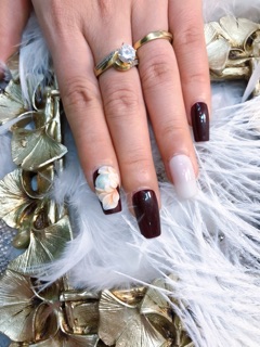12k/1b, hoa bột nail, hoa bột nổi