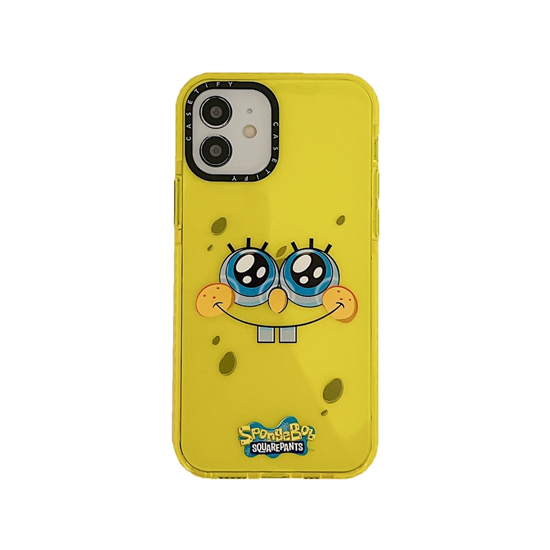 Ốp Điện Thoại TPU Silicone In Hình Spongebob Hoạt Hình Cho iPhone 11 Pro Max X XS Max XR 12 Pro Max 12 Mini 13 Pro Max