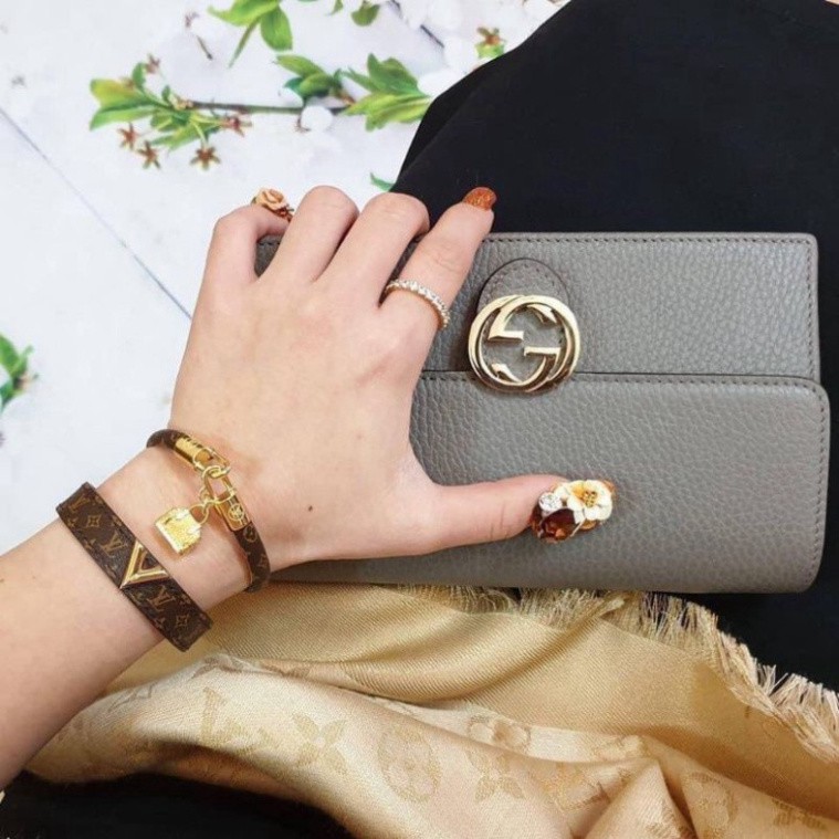 Túi xách nữ G C woc trắng da thật 5 màu -size 19cm fullbox hãng