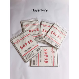 Combo 5 tập giấy ép plastic khổ 160x225 (A5 - CP3) 35 mic