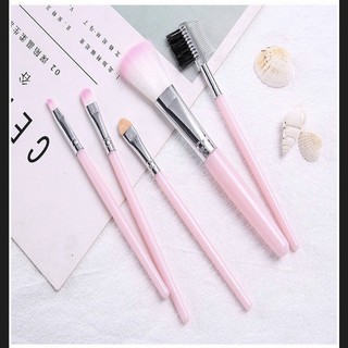 Bộ 5 cọ trang điểm mini Hồng