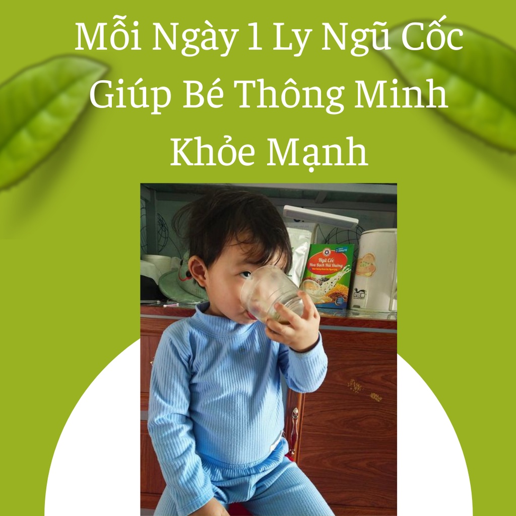 Ngũ Cốc Tăng Cân Hoa Bạch Hải Đường - Mẫu Mới - Date 2023 - Tăng Cân - Dùng Cho Trẻ Nhỏ - Người Lớn - Người Già