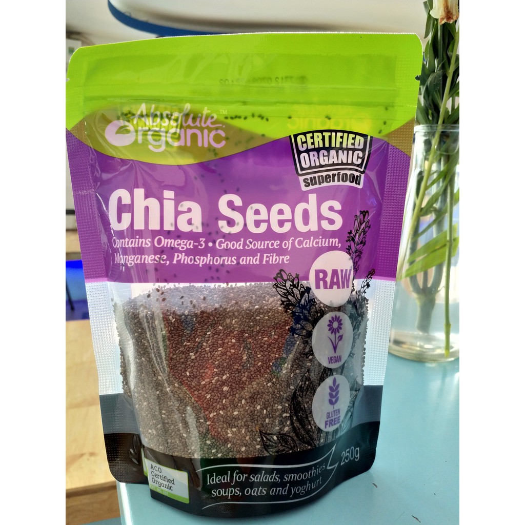 Hạt chia tím chia seeds gói 250g