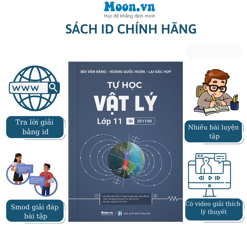 Sách Tự học Vật lý lớp 11, Moonbook, Sách ID