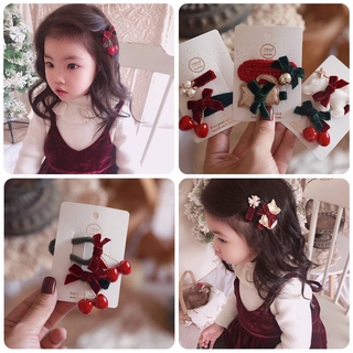 Kẹp tóc phong cách Hàn Quốc 2021 dễ thương cho bé gái