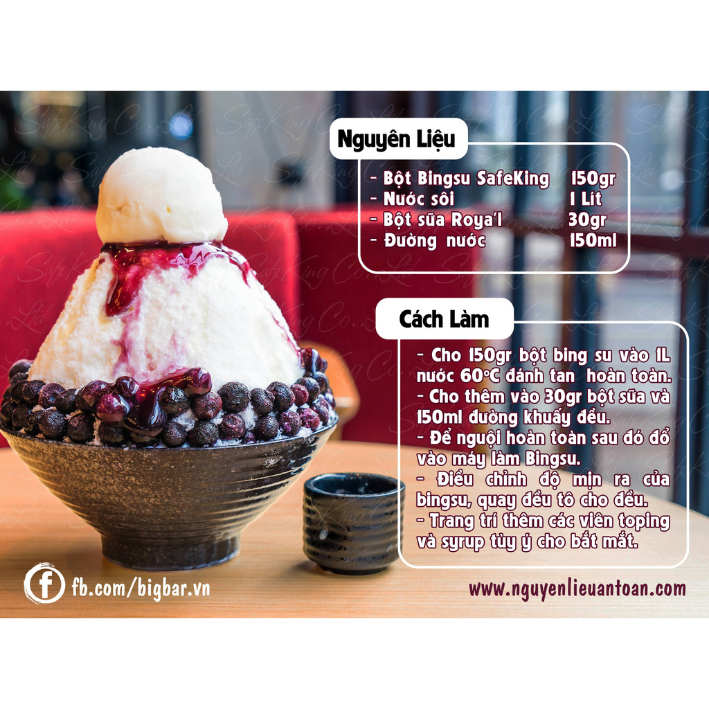 Bột Làm Kem Tuyết Bingsu 1Kg